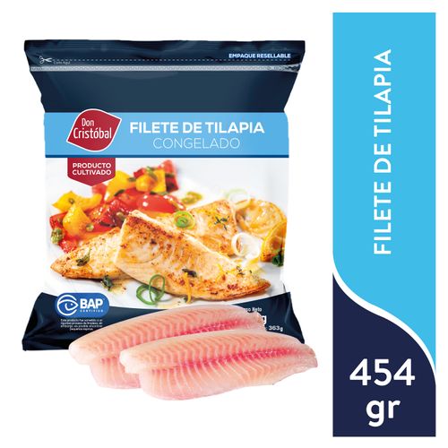 Filtete de tilapia Don Cristóbal congelado - 454 g