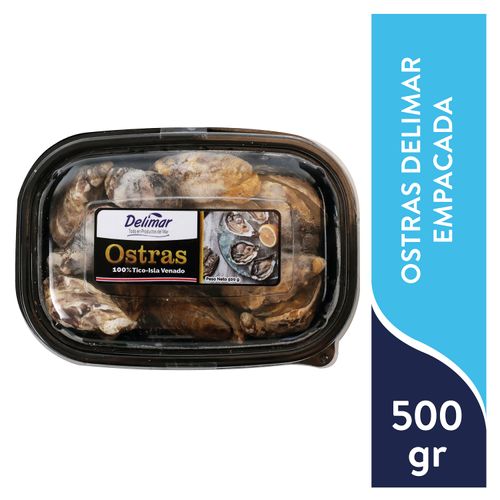 Ostras Delimar, Empacada - 500 g