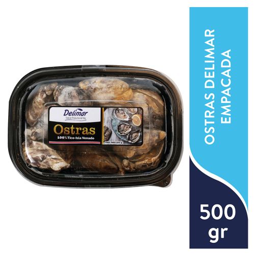 Ostras Delimar, Empacada -500 gr