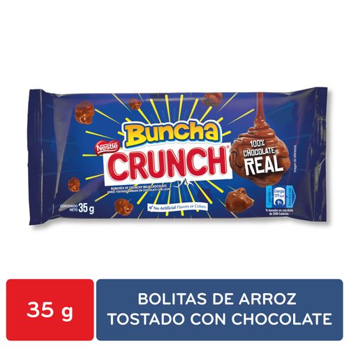 Chocolate Nestlé Crunch Buncha, Arroz Tostado Con Chocolate - 35g