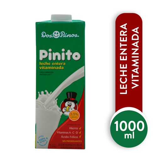 Leche Marca Dos Pinos Pinito Uht Entera -1000ml