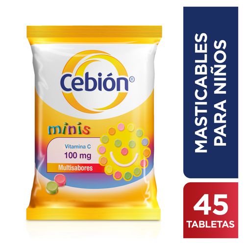 Cebion Minis 100Mg 45, Precio indicado por unidad