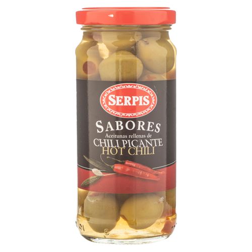 Aceituna Serpis rellena chili picante - 235 g