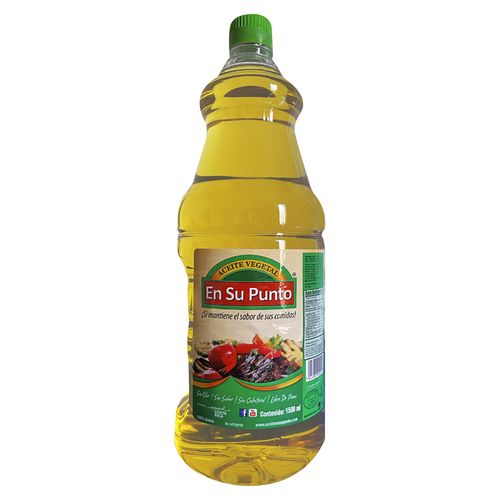 Aceite Vegetal En Su Punto 1500 Ml