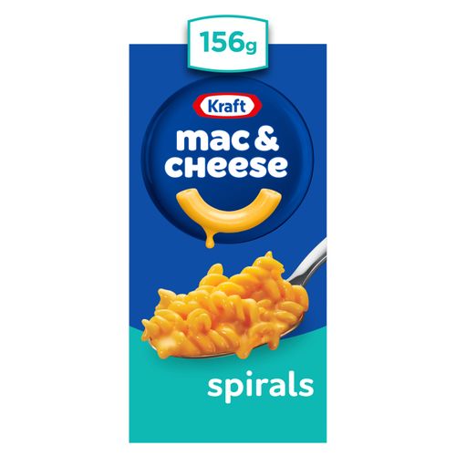 Pasta Mac & Cheese Kraft Spirals Caja - 156g