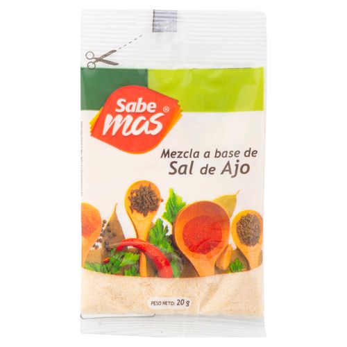 Condimento Sabemas a base de sal de ajo - 20 g