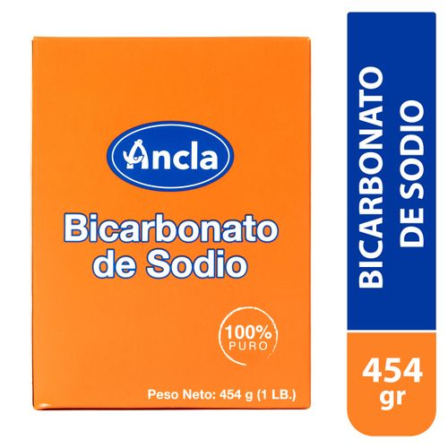 Bicarbonato De Sodio Ancla Estuche - 454g