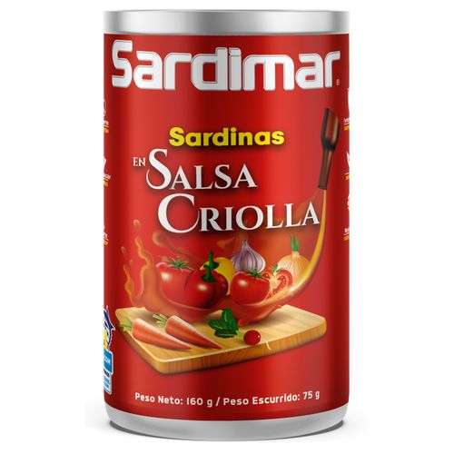 Sardinas Sardimar en salsa criolla picante - 160 g