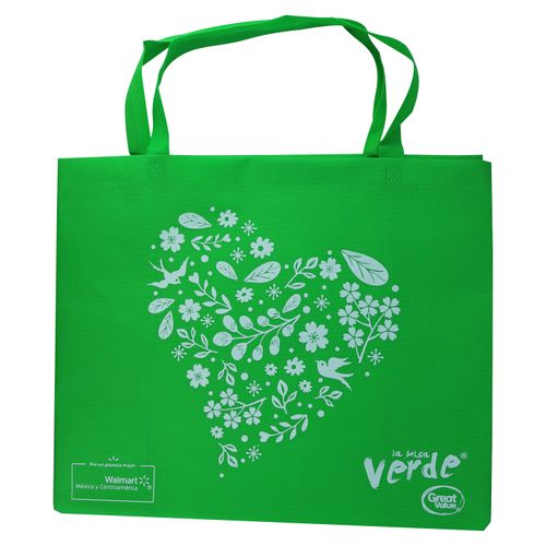 Bolsa Verde Grande Reutilizable