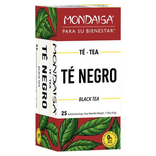 Té Mondaisa Negro 25 Unidades - 45 g