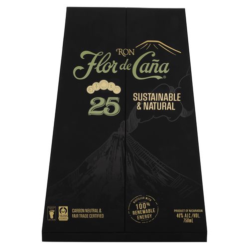 Bebida alcohólica Ron flor de caña añejo 25 años - 750 ml