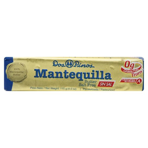 Mantequilla Dos Pinos Barra Sin Sal - 115Gr