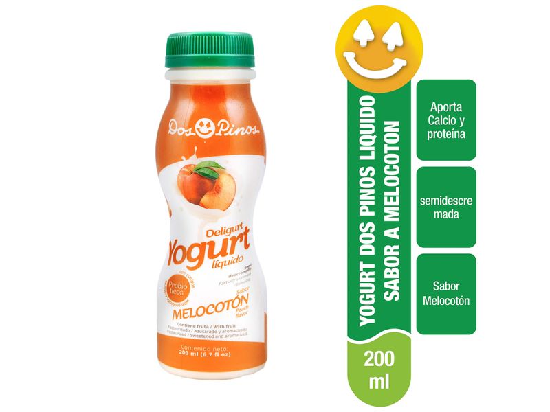 Yogurt-Dos-Pinos-L-quido-Sabor-Melocot-n-Semidescremado-Con-Probi-ticos-200ml-1-25587