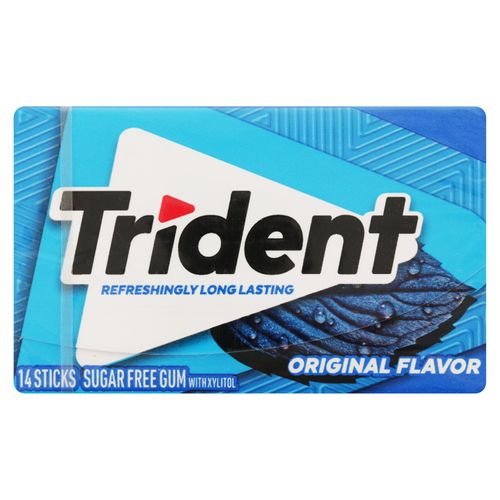 Goma de mascar trident sabor original - 14 uds