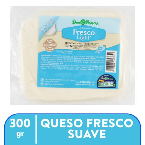 Queso Fresco Dos Pinos Tipo Turrialba Light - 300g