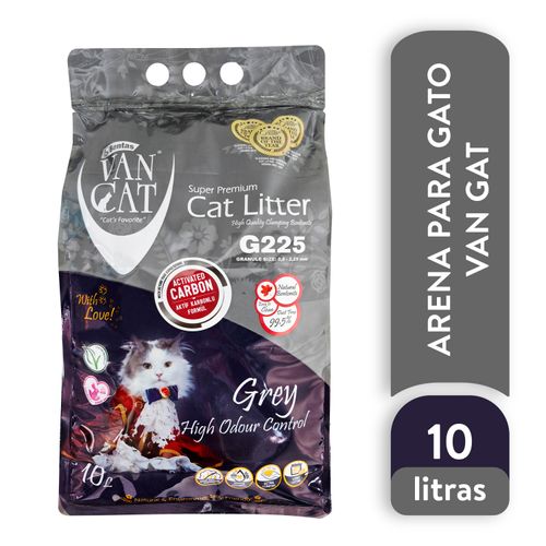 Arena para gato Vancat, carbón -10L