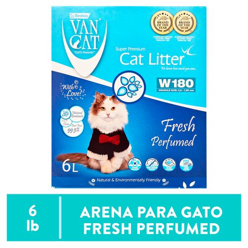 Arena para gato Vancat, Fresh caja -6L