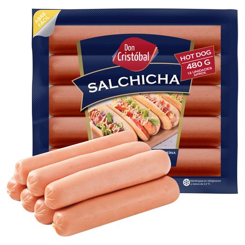 Salchicha Don Cristóbal hot dog - 480 g