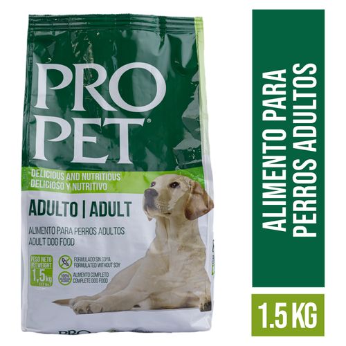 Comida para perro Pro Pet, edad adulta -1,5kg