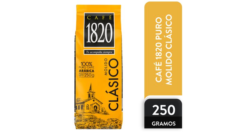 Café 1820, puro 100% - 250gr