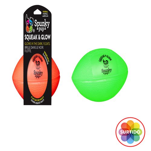 Bola para perro Spunky Pup, futbol Americano