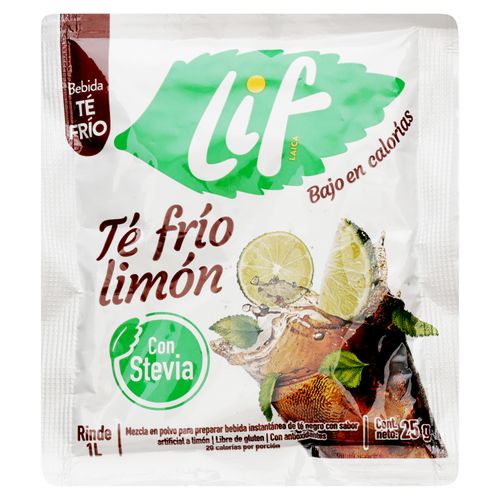 Bebida Lif en polvo té negro limón - 25 g