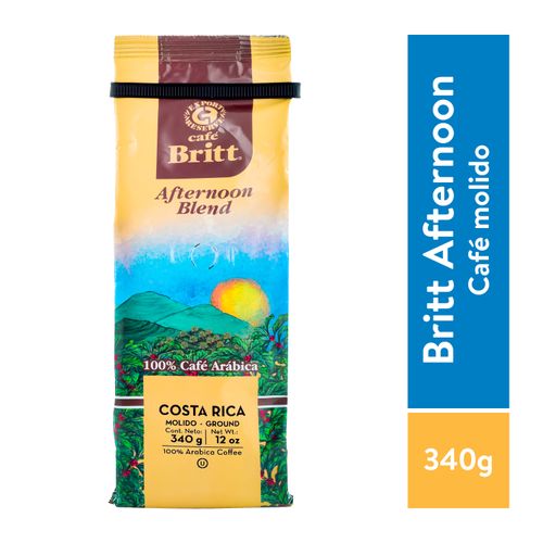 Café Britt Afternoon Blend Molido - 340 g