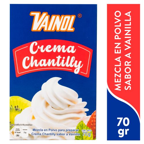 Mezcla Polvo Crema Chantilly Ancla, Sabor Vainilla - 70g