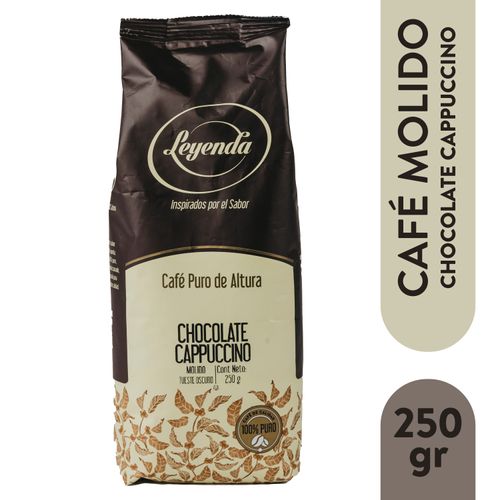 Café Leyenda Puro Molido Chocolate Capuchino - 250 g