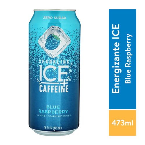 Agua Sparkling Ice Energetica Blue Rasbe - 473ml