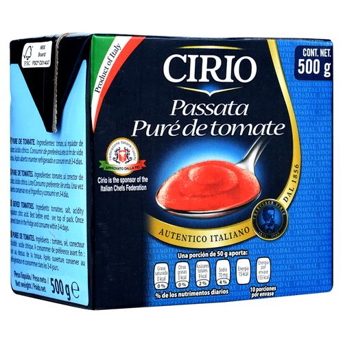 Passata Pure de Tomate Cirio Tetra B - 500g