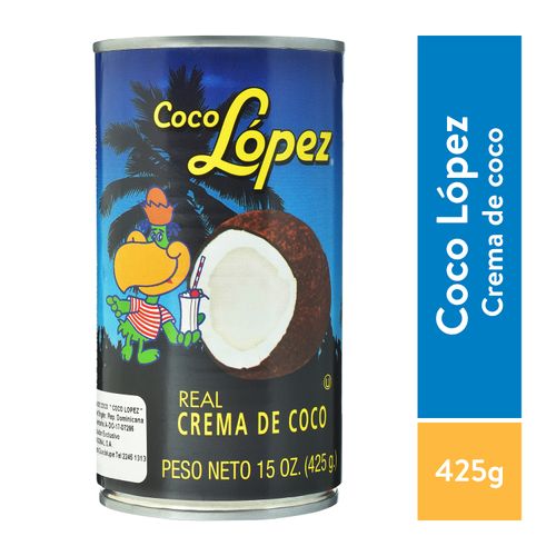 Crema de coco Lopez en lata - 425 g