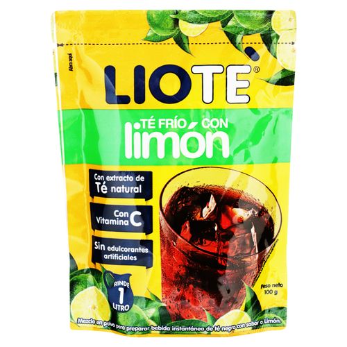 Bebida Liote en polvo té con limón - 100 g