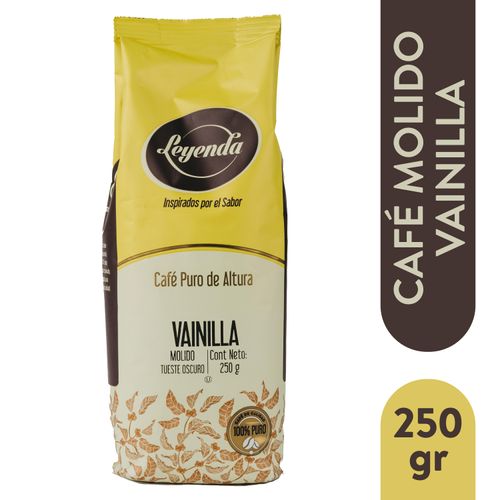 Café Leyenda Puro Molido Vainilla Nue -250gr