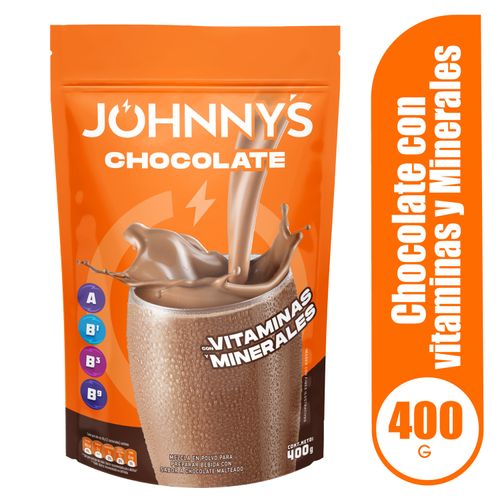 Chocolate en polvo Johnny´s doy pack -400 g