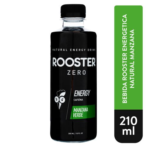 Bebida Rooster Energetica Natural Manzana -210ml