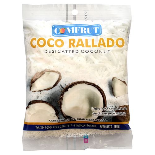 Coco Comfrut rayado empaque - 100 g