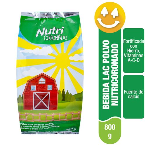 Bebida Coronado Nutri, Fortificada Con Hierro Y Vitaminas A, C, D - 800g