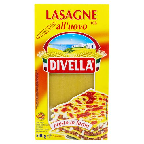 Lasagna Divella al huevo n108 - 500 g