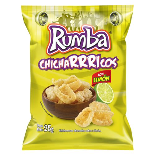 Snack Rumba chicharricos con limón - 25 g