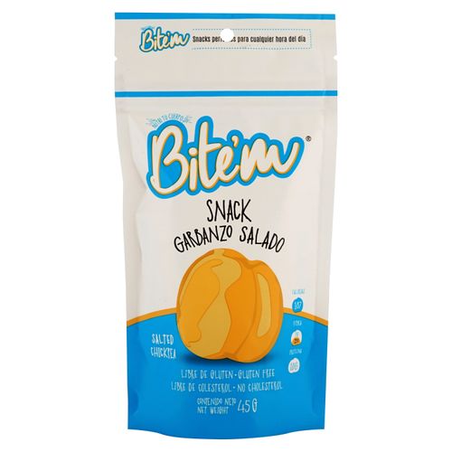 Snack Bite'm garbanzo salado libre de gluten - 45 g