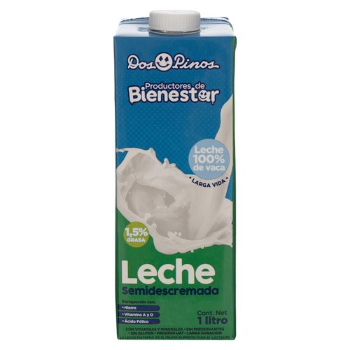 Leche Dos Pinos UHT Prod Bienestar -1000ml