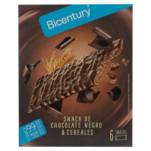 Barrita Bicentury chocolate negro y cereales - 20 g