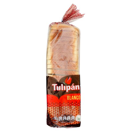 Pan cuadrado Tulipán blanco - 550 g