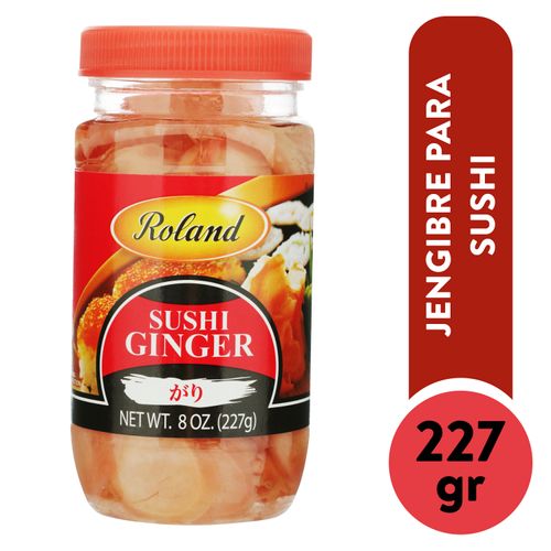 Jengibre Roland Para Sushi Frasco -227 g