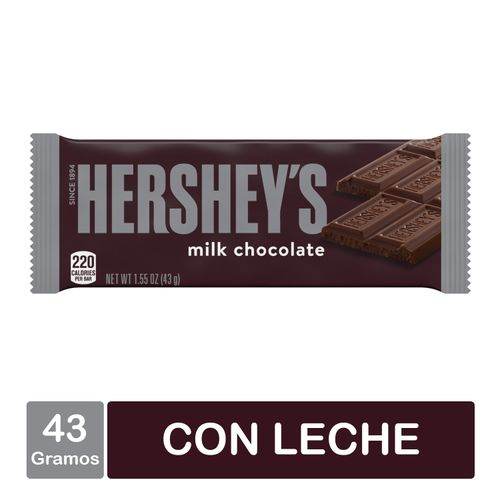 Chocolate Hershey'S Milk Choc Barra -43gr