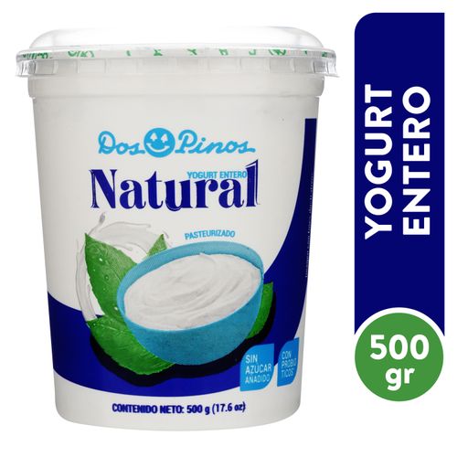 Yogurt Dos Pinos entero natural - 500 g