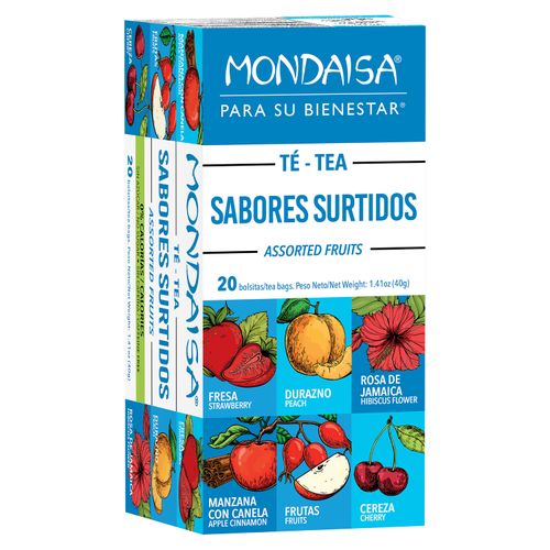Té Mondaisa Sabores Surtido 20 uds - 40 g