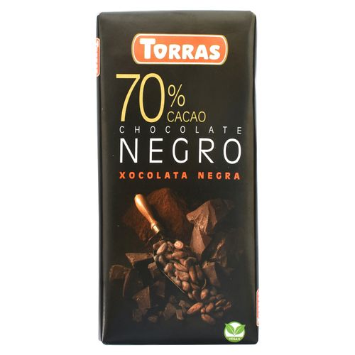 Chocolate Torras negro 70% cacao - 80 g