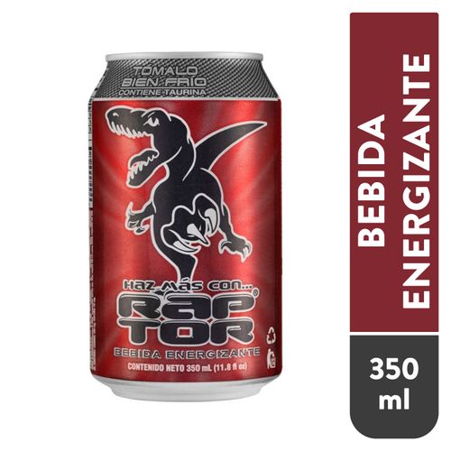 Bebida Energizante Raptor Lata -350ml